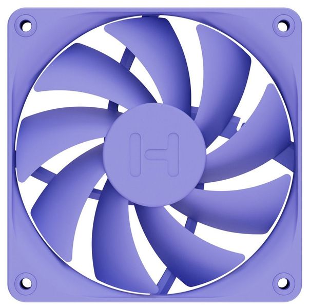 HYTE ventilátor 120mm PWM / barva Taro Milk / 1500rpm / 72CFM / ABS / 4-pin / sada 4x ventilátor Ventilátor, 120mm, FDB ložisko, 4pin PWM, výška 25mm, fialový, 4ks