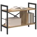 vidaXL Regál na knihy 3 úrovní 75 x 30 x 58,5 cm Kompozitné drevo