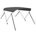 vidaXL Strieška Bimini s 2 oblúkmi antracitová 180x130x110 cm