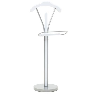 vidaXL Stojan na oblek 45x35x107 cm, biely