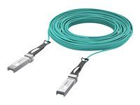 Kábel na priame pripojenie 25GBase-AOC - SFP28 do SFP28 - 30 m - 3 mm - optické vlákno - Active Optical Cable (AOC) - vodě - farba