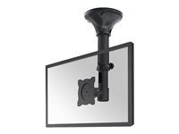 Držiak - pre displej LCD - čierna - veľkosť obrazovky: 10"-30" - stropná montáž