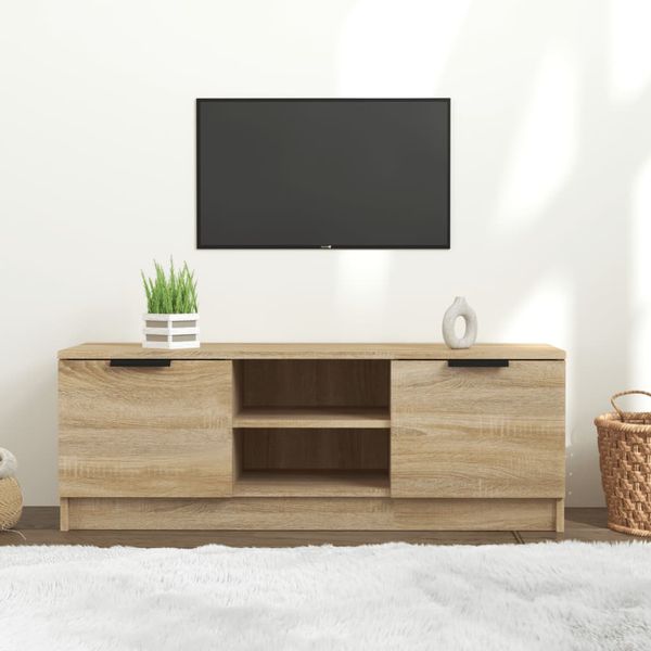vidaXL TV skrinka, dub sonoma 102x35x36,5 cm, kompozitné drevo