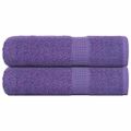 vidaXL Sprchové uteráky FROGN 2 ks fialové 70x140 cm 360 g/m²