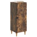 vidaXL Servírovacia skriňa Dymový dub 33 x 34,5 x 90 cm