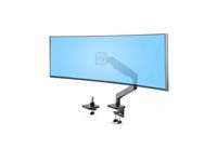 Startech Monitor Desk Mount For 49" Ultrawide Curved Screen, Max 44lb - Montážna sada (pružinové rameno, swivel arm, základňa, montáž VESA, svorka klipu 10-80 mm, montáž s priechodkou 10-35 mm) - nastaviteľné ramená s mechanickou pružinou - pre LCD displej/zahnutý LCD displej - plast, hliník, oceľ - čierna - veľkosť obrazovky: do 49" (ultra-wide) - upevniteľné na stôl