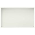 vidaXL Záhradný kvetináč 2 ks Biela 50 x 30 x 75 cm