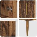 vidaXL Highboard 2 ks Staré drevo 34,5 x 34 x 180 cm Kompozitné drevo