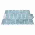 vidaXL Dlaždica s perím 10 ks Zelená 30 x 30 cm Polyuretán a PET