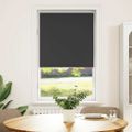 vidaXL Roleta Zatemnenie Čierna 70x150 cm Šírka látky 65,7cm Polyester