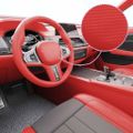 vidaXL Fólia na automobily 2 ks 4D červená 100x150 cm+50x150 cm