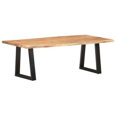 vidaXL Konferenčný stolík, nepravidelné hrany 115x60x40 cm, akácia