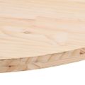 vidaXL Stolová doska 90x45x2,5 cm masívne borovicové drevo oválny tvar