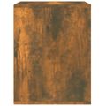 vidaXL Nástenný nočný stolík dymový dub 50x36x47 cm
