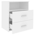 vidaXL Nočné stolíky 2 ks biele 50x32x60 cm