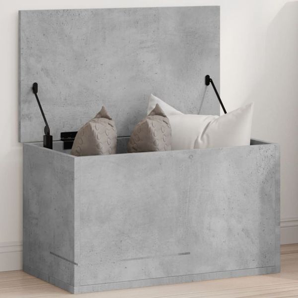 vidaXL Úložný box betónovosivý 60x35x35 cm kompozitné drevo