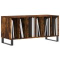 vidaXL Skrinka na platne dymový dub 100x38x48 cm kompozitné drevo