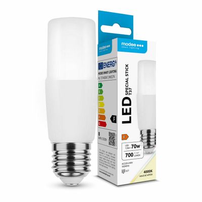Modee Lighting LED žiarovka Special Stick T37 7,9W E27 neutrálna biela 700lm (ML-T374000K7,9WE27N)