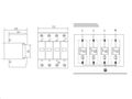 Prepäťová ochrana VCX DC trieda T1T2 (B+C) 3P 1200 V 12,5 kA RED