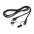 Kábel USB-A / USB-C – USB-C / Lightning Cabletech KPO3943 – 1m