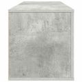 vidaXL Botník betónovo sivý 100x35x38 cm spracované drevo