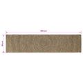 vidaXL Koberec do oblasti Prírodná a čierna 60 x 200 cm Juta