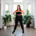 HMS HHW12 PLUS Size obruč so závažím a zoštíhľujúceho pásu BR163 čierná