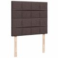 vidaXL Boxspring posteľ s matracom tmavohnedá 120x190 cm látka