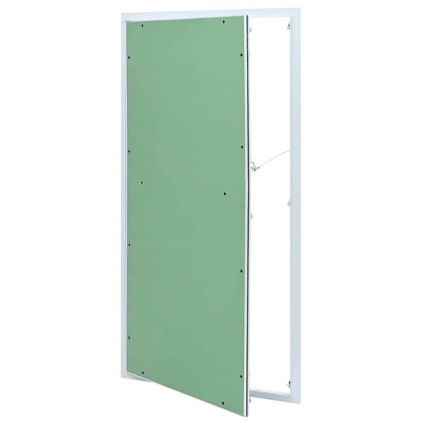 vidaXL Access Panel Zelená a strieborná 55 x 105 cm