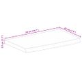 vidaXL Stolová doska 50x20x3,8 cm živý okraj masívny mangovník