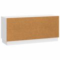 vidaXL TV skrinka 102 x 34,5 x 47 cm Biela s vysokým leskom
