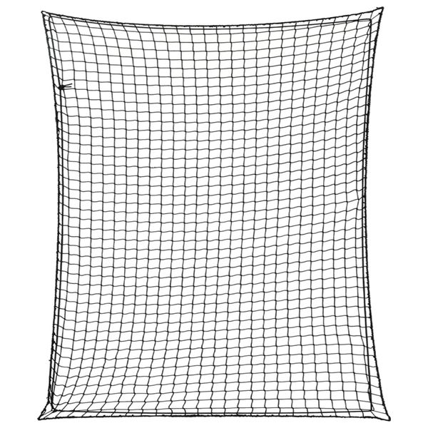 vidaXL Sieť na prívesný vozík s elastickým lanom čierna 3,5x3 m PP