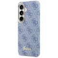 Guess case 4G Script MagSafe pre Samsung Galaxy S26 modrá