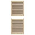 vidaXL Skříňové dvere s dverami 4 ks Prírodná 140,5 x 2,1 x 59,5 cm