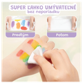Kreatívna kniha Maľovanie prstami so šablónami