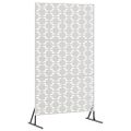 vidaXL Záves na zabezpečenie súkromia 100 x 50 x 180 cm Strieborná