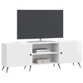 vidaXL TV skrinka 150 x 31 x 50 cm Biela s vysokým leskom