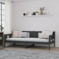 vidaXL Denná posteľ sivá masívna borovica 80x200 cm