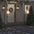 vidaXL Vianočné svetlá s hrotmi 3 ks LED skladacie biele 57 cm