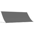 vidaXL Zaťahovacia markíza antracitová 350x150 cm látka a oceľ