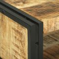 vidaXL Konferenčný stolík Hnedá 120 x 50 x 38 cm Masívne mango drevo