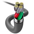 USB kábel Baseus Jelly Lightning, 2,4 A, 1,2 m (čierny)