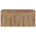 vidaXL Skrinka pod umývadlo Remeselný dub Kompozitné drevo