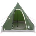 vidaXL 3 osoba Zelená 185T Polyester s PU náterom