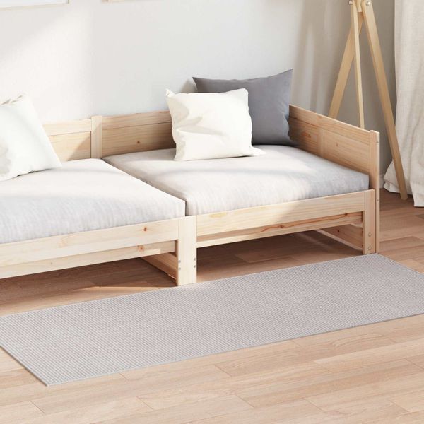 vidaXL Kusové koberce Obdĺžnikový LUGO Krémová 150 x 80 cm Polyester
