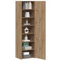 vidaXL Highboard Remeselný dub 50 x 42,5 x 185 cm