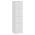 vidaXL TV skrinky 3 ks biele 142,5x35x36,5 cm drevotrieska