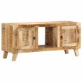 vidaXL TV skrinka 105x46x32 cm Masívne drevo hrubé mango