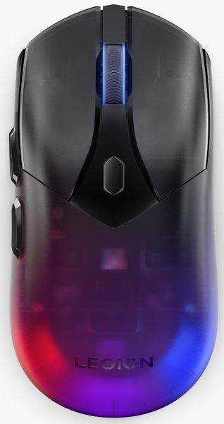 Lenovo Legion M410/Herná/Optická/Pre pravákov/16 000 DPI/Drôtové/Bezdrôtové/Transparentné