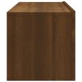 vidaXL Nástenné TV skrinky 4 ks hnedý dub sonoma 100x30x30 cm
